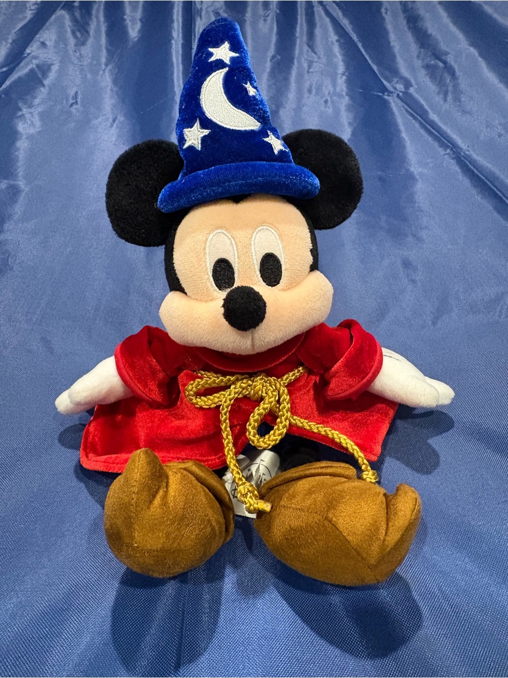 Disney Parks Fantasia Mickey Mouse Sorcerer Plush  like new